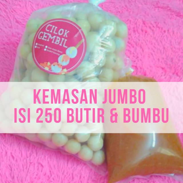

Cilok Gembil Kemasan Jumbo