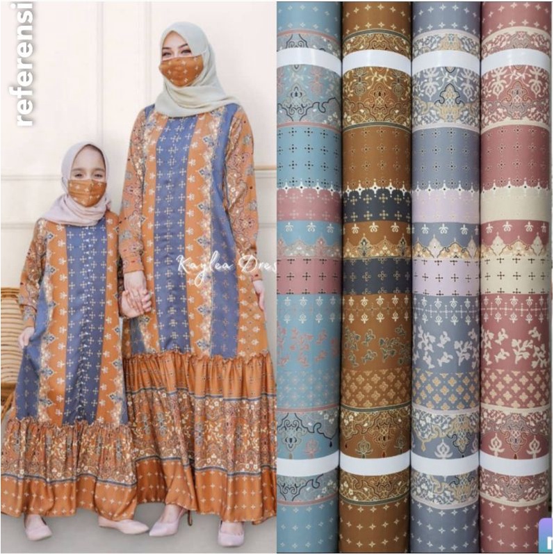 Kain Maxmara Lux Motif Syafaluna harga per setengah meter