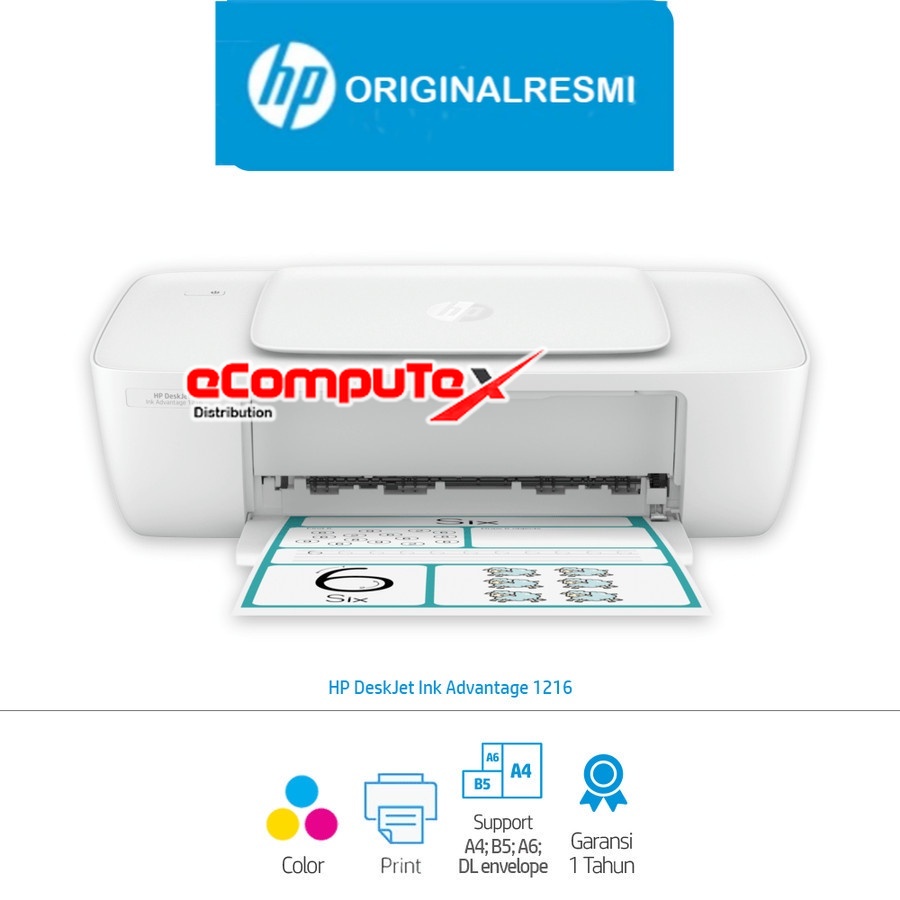 HP PRINTER DESKJET INK ADVANTAGE 1216 / GARANSI RESMI