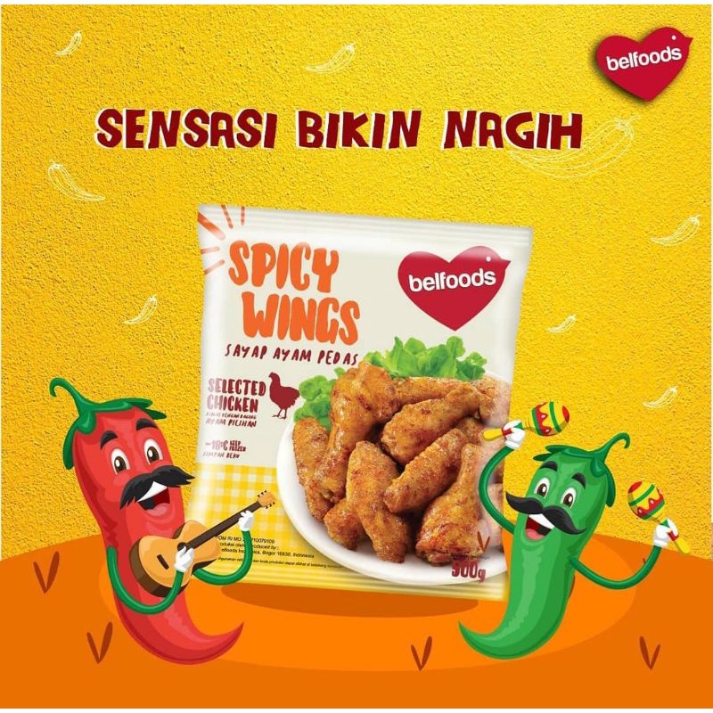 

Belfoods Spicy Wings 500 gr