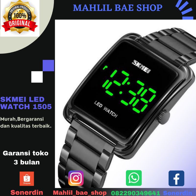 Skmei 1505 Jam Tangan Digital pria. waterproof 3ATM