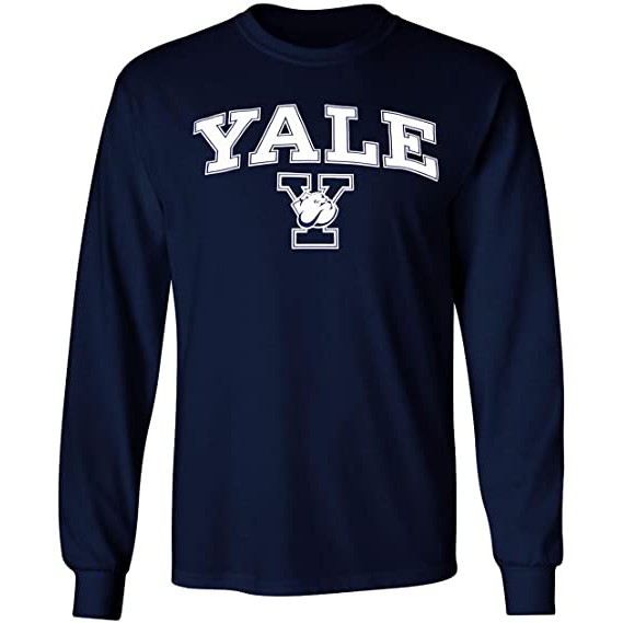 Premium Tshirt Baju Kaos Panjang Yale University 03 - Kaos Panjang Tshirt Yale University Est 170