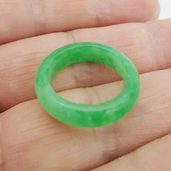 Cincin Pria Wanita Natural Giok Taiwan Asli Jade It Jade