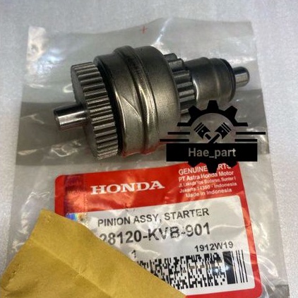 Gear gigi pinion granat double starter Honda Beat / Vario / Beat F1 / Vario F1 /Spacy