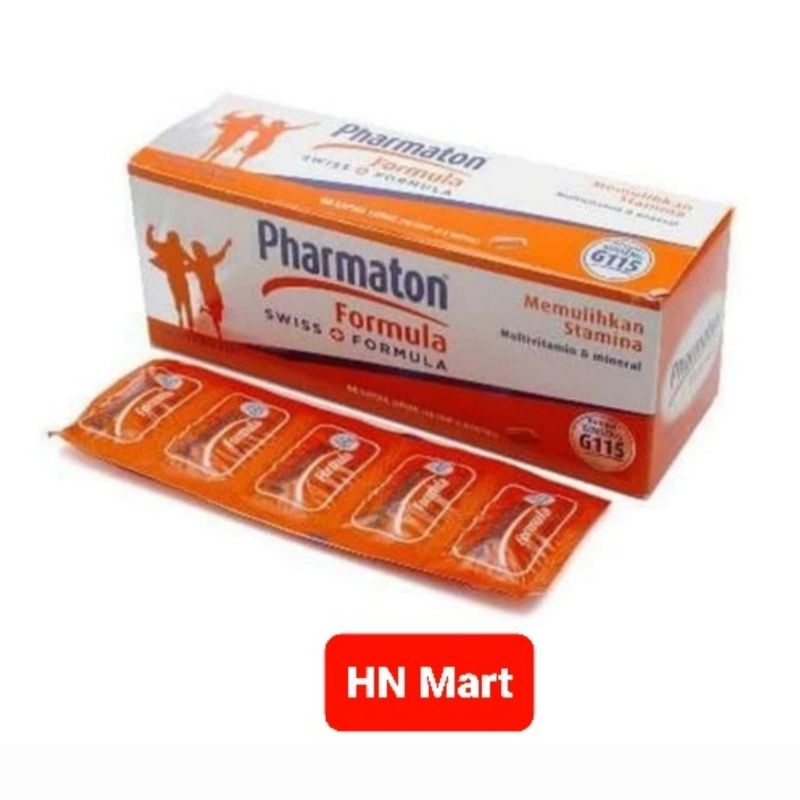 Pharmaton Formula isi 5 kapsul || Parmaton