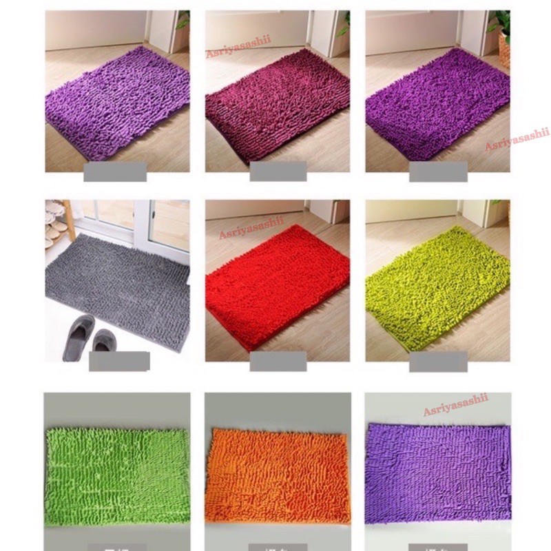 Keset Kaki Cendol Microfiber Anti Slip Anti Licin Termurah Terlaris