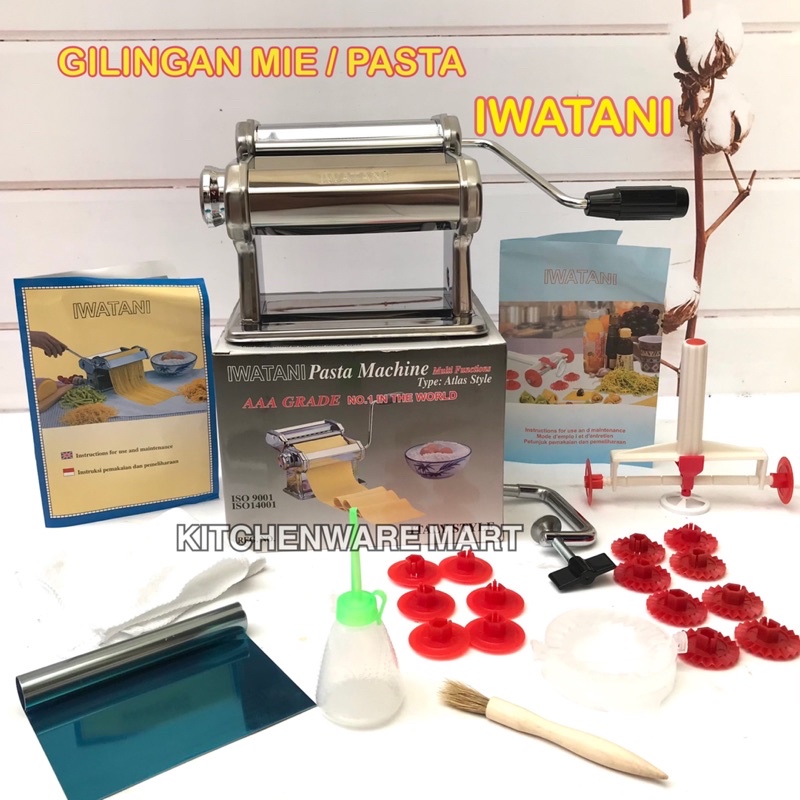 Gilingan Mie Pastel Pasta Molen Pangsit Spagetti Iwatani Premium