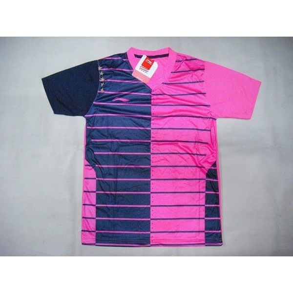 Baju Badminton Baju BADMINTON / BULUTANGKIS Li-Ning L.18 Navy Pink Murah