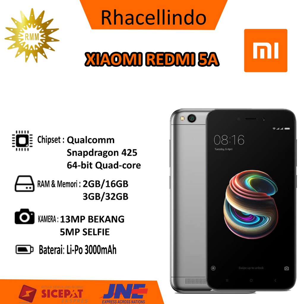 Xiaomi Redmi 5A 2/16GB -3/32GB Grey_gold | Shopee Indonesia