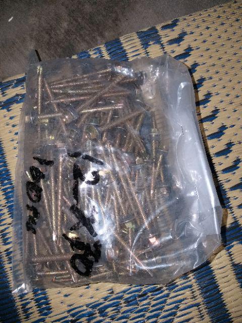 Sekrup Roofing 12x70 Ruping Baja Ringan Atap Screw Sds Tajam Berkualitas Baut Roofing Halus Kuning