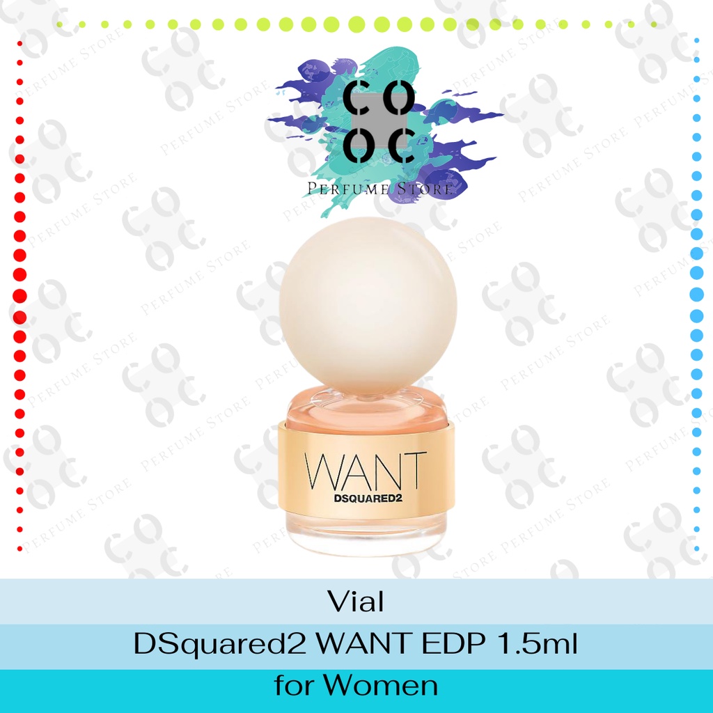 Vial Dsquared2 want EDP 1,5ml for Women