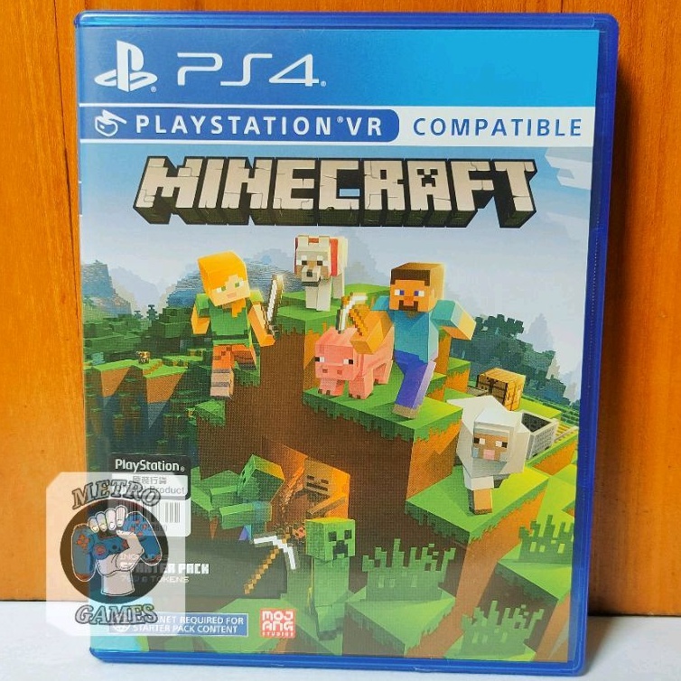 Minecraft PS4 Mine Craft Kaset Playstation 4 PS 4 5 Mincraft Minecraf CD BD Game Games Playstation 4 Edition Minecraft. craf min mine mainan gim anak