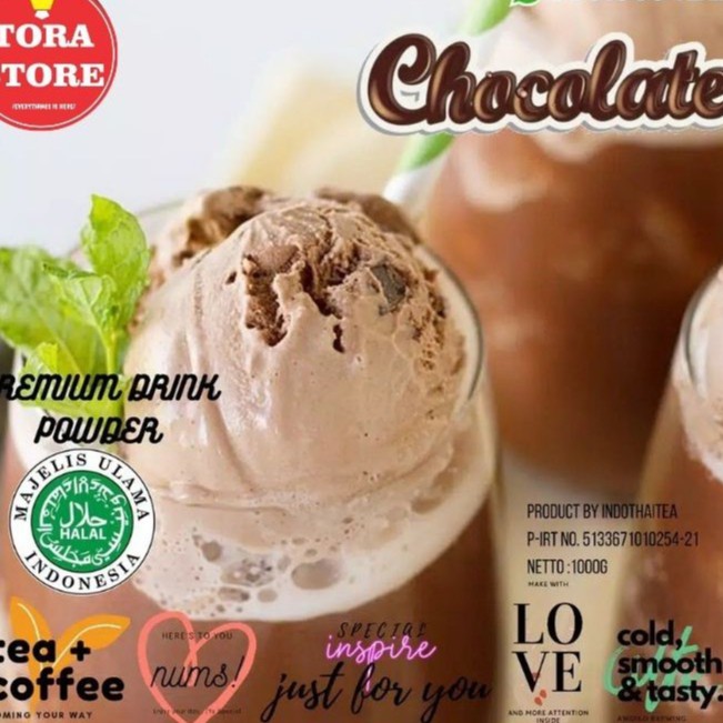 

Minuman Powder Coklat rasa Dark Choco 1 Kg / Bubuk Minuman Coklat rasa Dark Choco Chozo