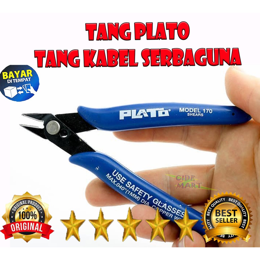 [BISA COD] TANG PLATO TANG POTONG KAWAT WIRE CUTTER TANK / TANG KAWAT HP SERBAGUNA