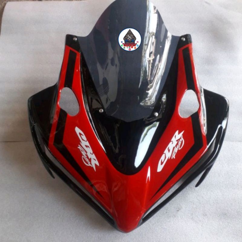 Cover Headlamp Topeng Kedok Visor V4 Buat CBR150R Facelift K45G