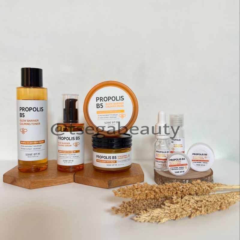 Share in Jar Propolis B5 Toner, Serum, Cream, Calming Mask Some by Mi