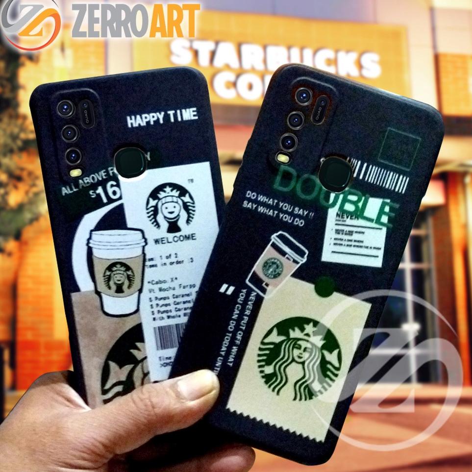 Tge31au22g– SOFTCASE STARBUCKS BLACK XIAOMI Redmi 9 9A 9C 9T Note 9 POCO X3 Pro OPPO A15 A15s A16 A5