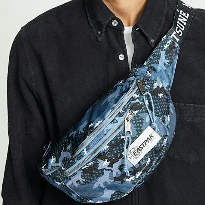 PENGIRIMAN CEPAT WAISTBAGPRIA PRIA~ EASTPAK MAISON KITSUNE WAIST BAG / WAIST PAK DISKON