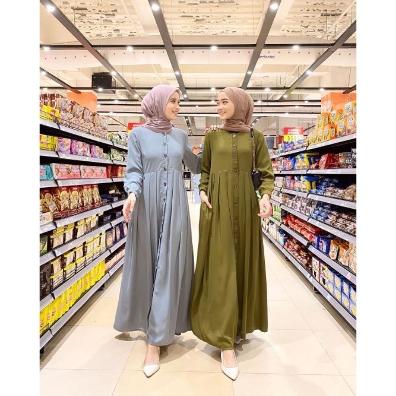 (COD)Zoya dress gamis toryburch dress gamis terbaru