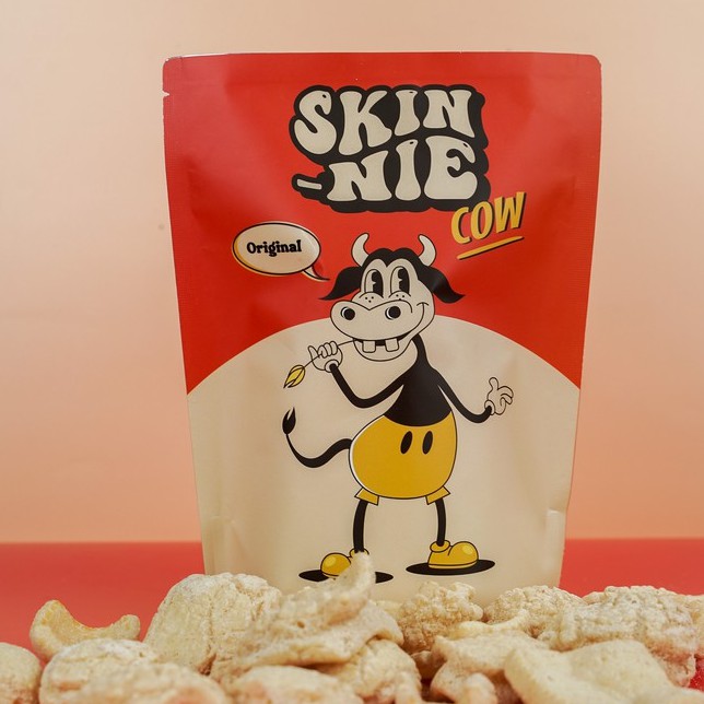 

SKIN-NIE Cow Original / Keripik kulit / Cemilan enak / skinnie