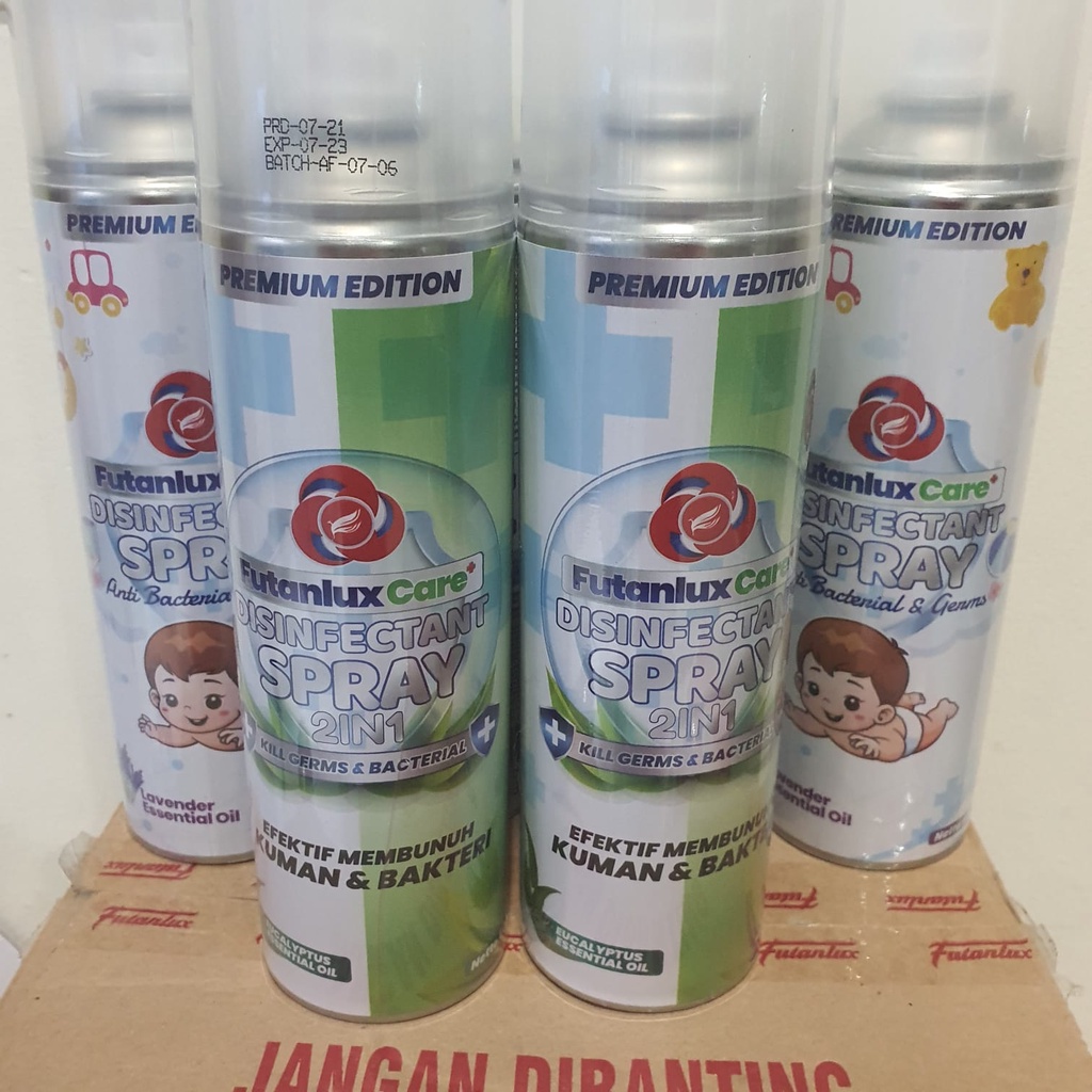 Futanlux Care+ Disinfectant Spray mix.