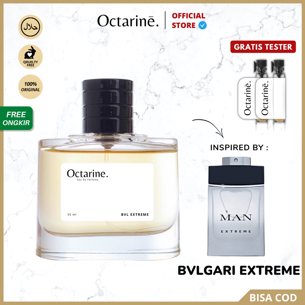 Octarine - Parfum Pria Tahan Lama Aroma Fresh Maskulin Mewah Inspired By BVL Extreme | Parfume Perfume Farfum Minyak Wangi Cewek Cowok Murah Original