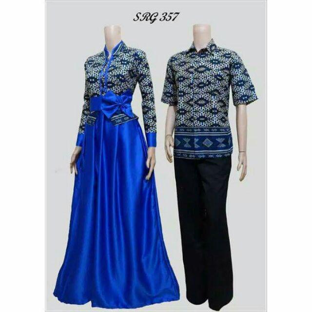 Sarimbit Gamis Batik Velvet 402 (couple 089)