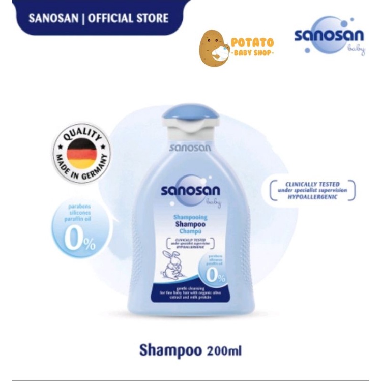 Sanosan Baby Shampoo 200ml / Shampoo Baby