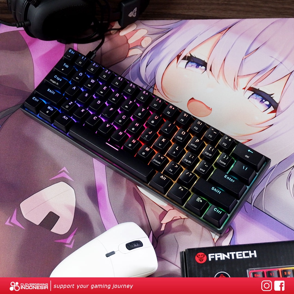 Fantech MAXFIT61 RGB 60% - MAXFIT 61 Mechanical Gaming Keyboard