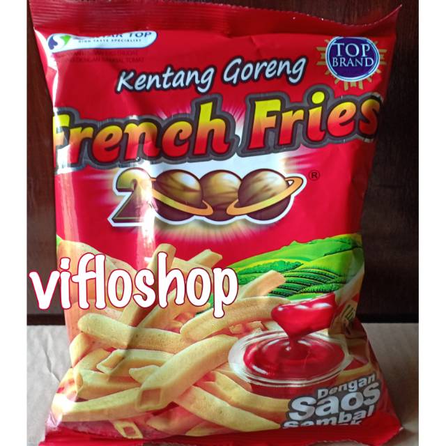 Snack French Fries 2000 Kentang 2000 Kemasan 68 Gram Shopee Indonesia