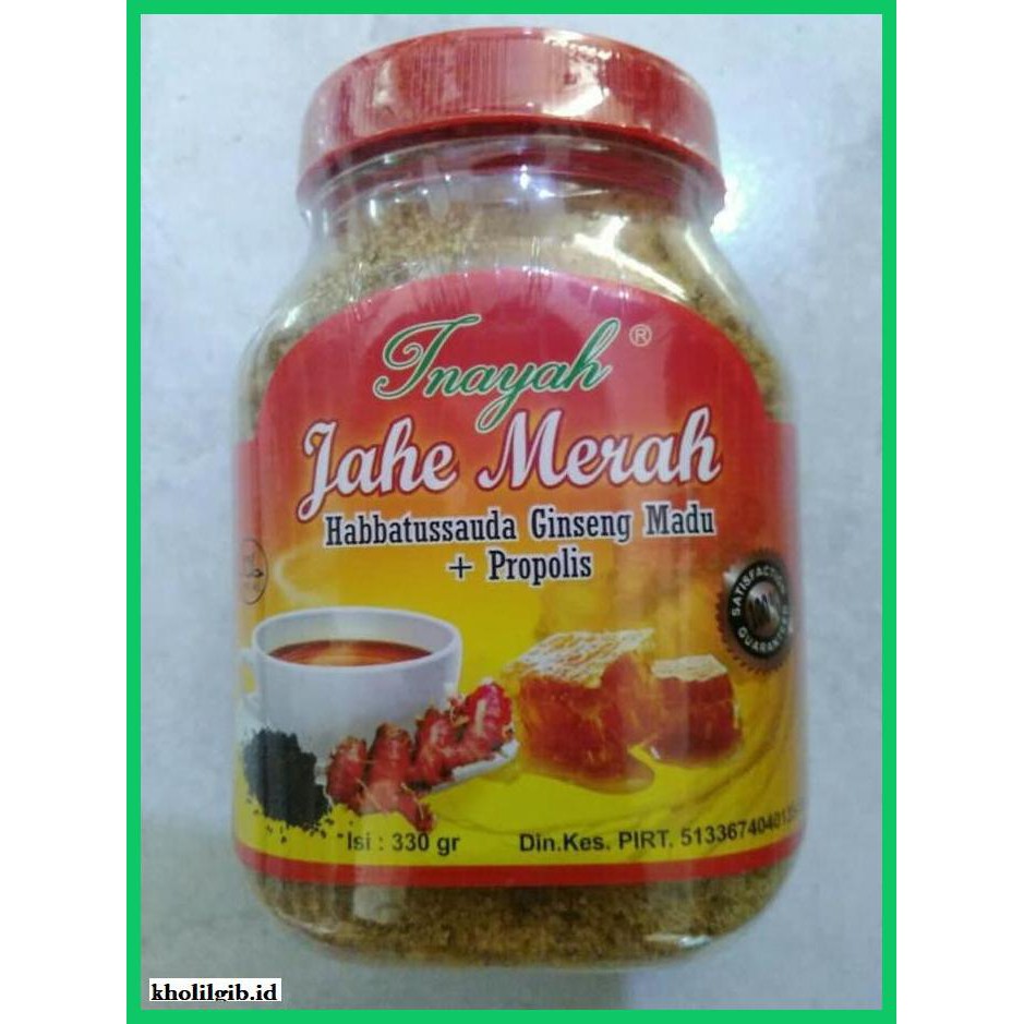 

lanoisidartdrink- jahe merah inayah toples plus habbatussauda ginseng madu propolis -asliii-bngittt.