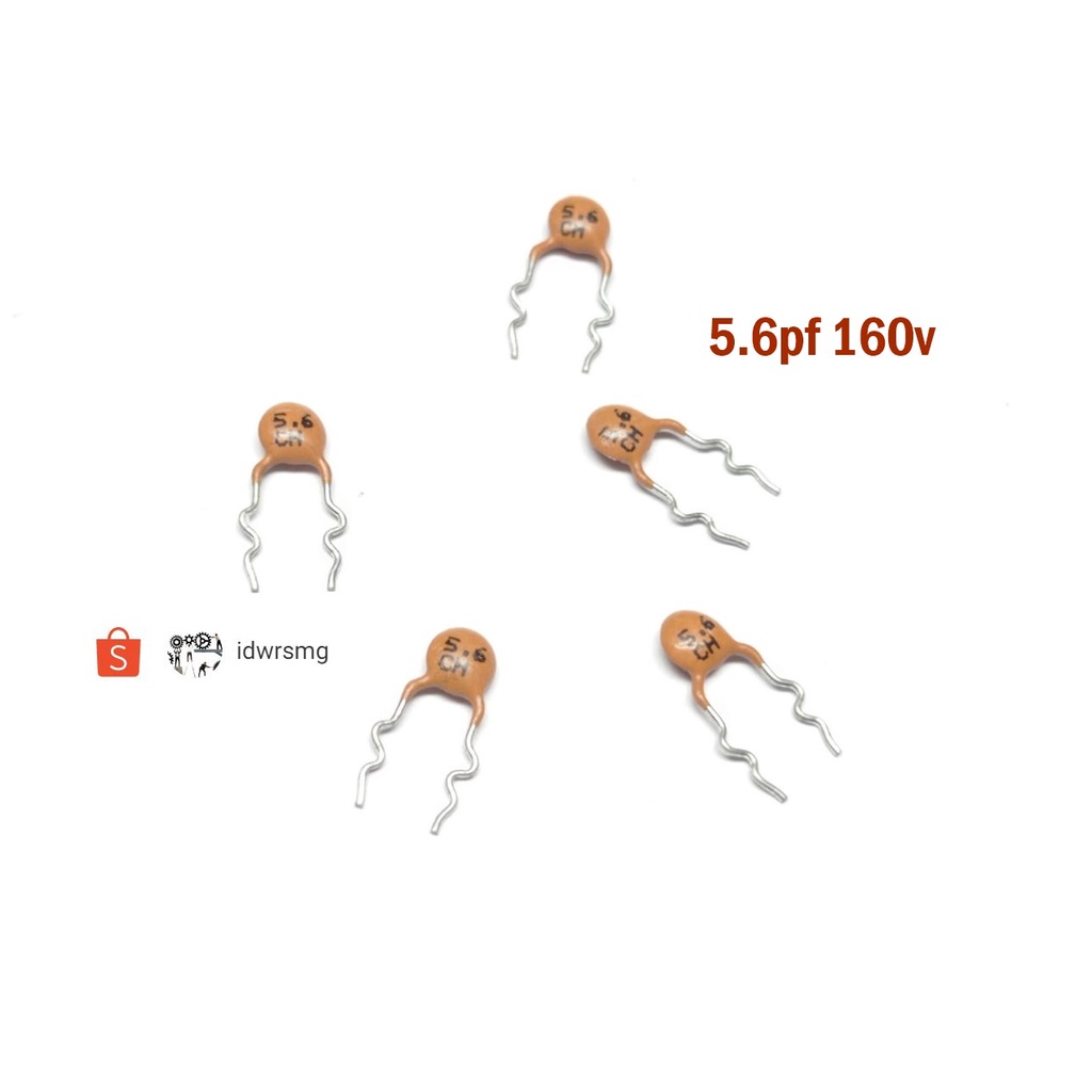 5.6 pf 5.6pf 160v presisi kapasitor keramik 160 volt capasitor ceramic 160 v