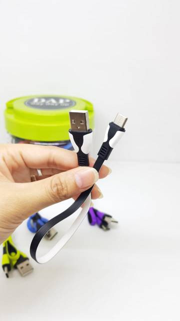 Kabel Data Type C DAP DPT25 2.4A FAST CHARGING Kabel Casan Powerbank Tipe C 25cm TOPLESAN BERGARANSI