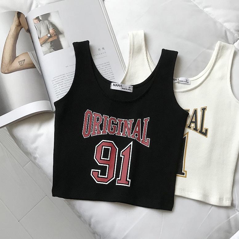 WingaleryCrop Top/Tank Top Rajut Wanita Import Style Korea 4022