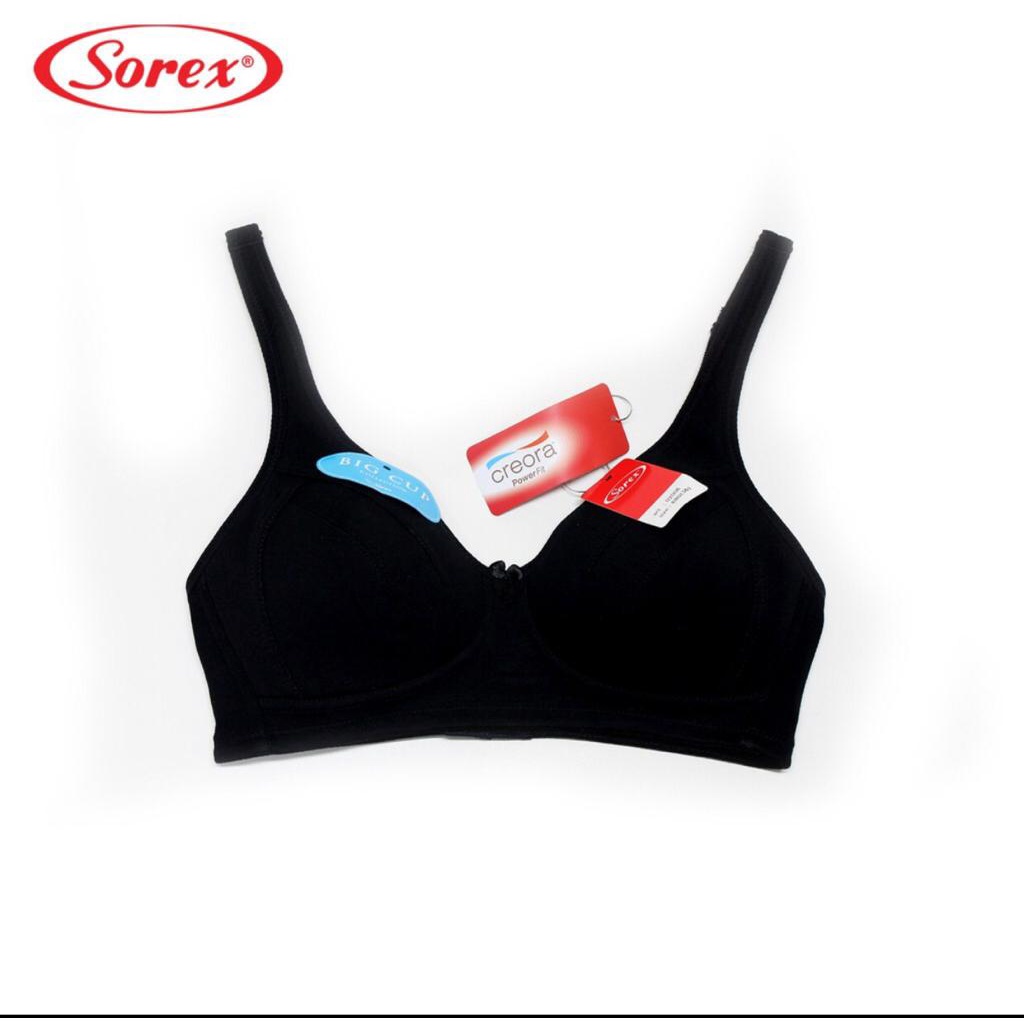 BH BRA 01008/02008 SOREX CUP D TANPA KAWAT DAN TANPA BUSA - BH SOREX NYAMAN BUAT DIRUMAH SEHARI HARI - BIG CUP BRA SPORT CUP JUMBO SIZE 36 38 40 42  44