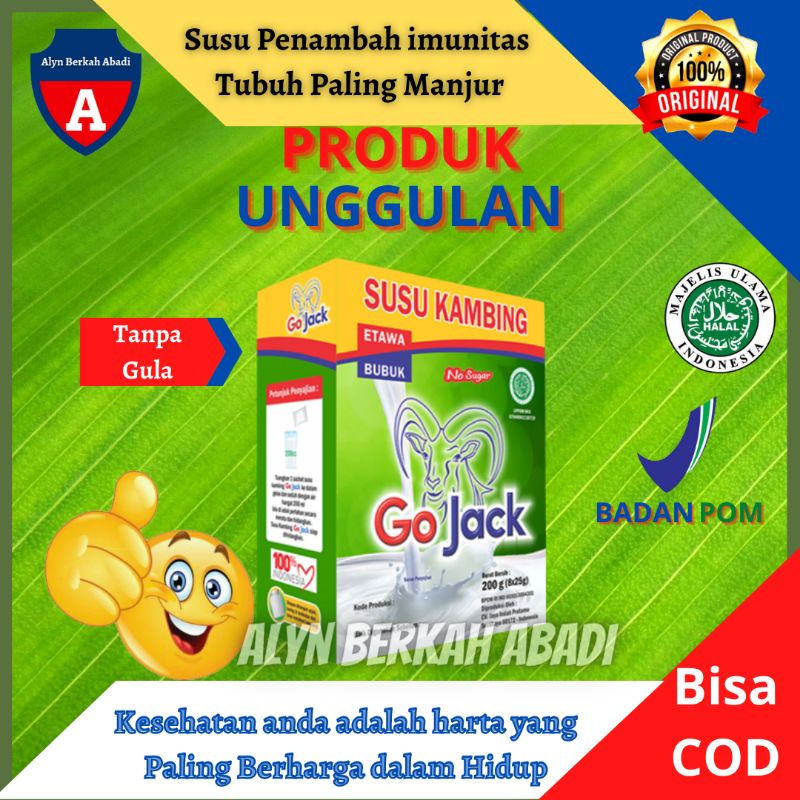

Susu Kambing Etawa Go Jack No Sugar Tanpa Gula Bagus Untuk Penderita Diabetes