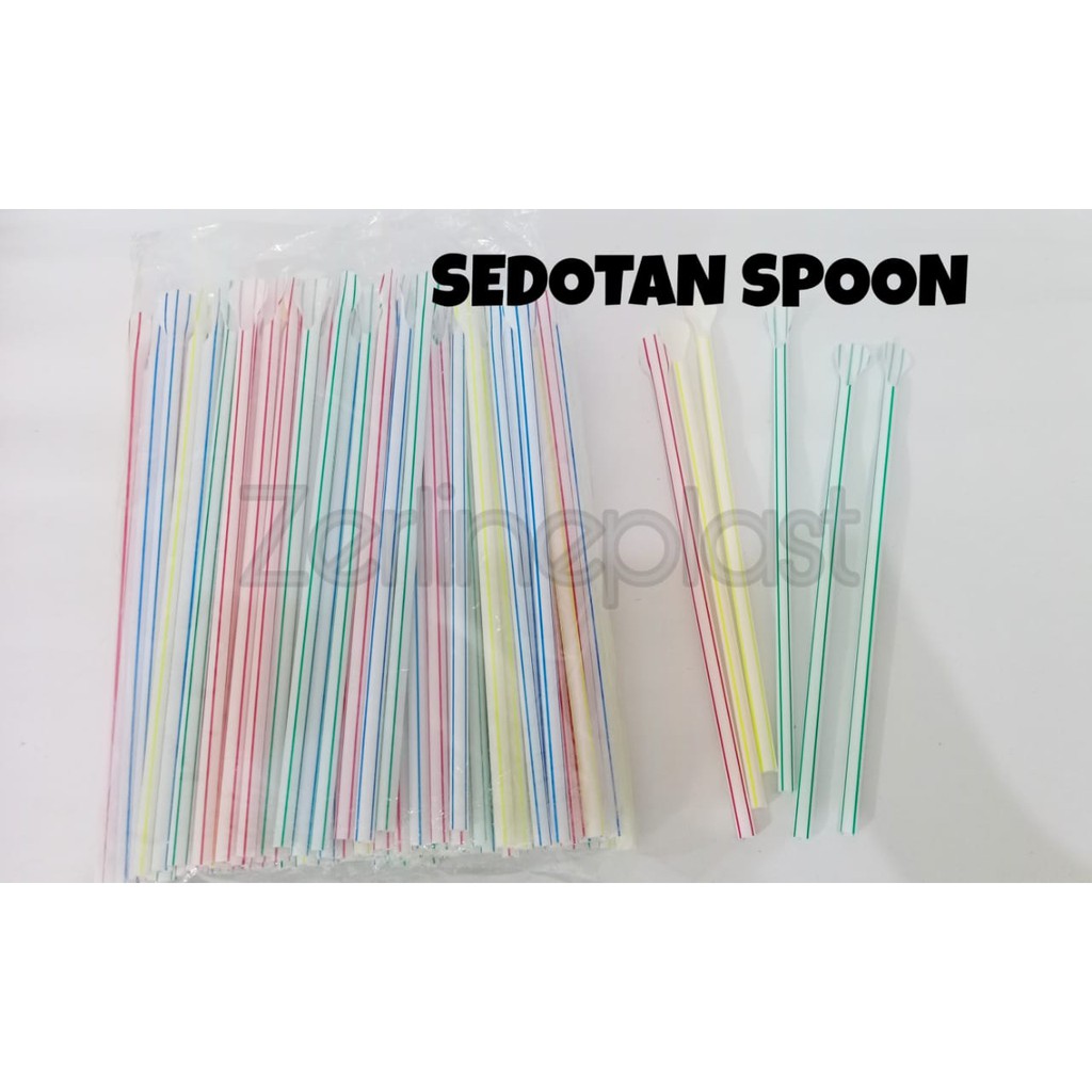 Sedotan SPOON (Ujungnya model sendok) @200pcs