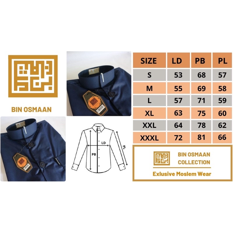 PREMIUM koko BIN OSMAAN exclusive /produk new koko dewasa koko bahan toyobo koko muslim