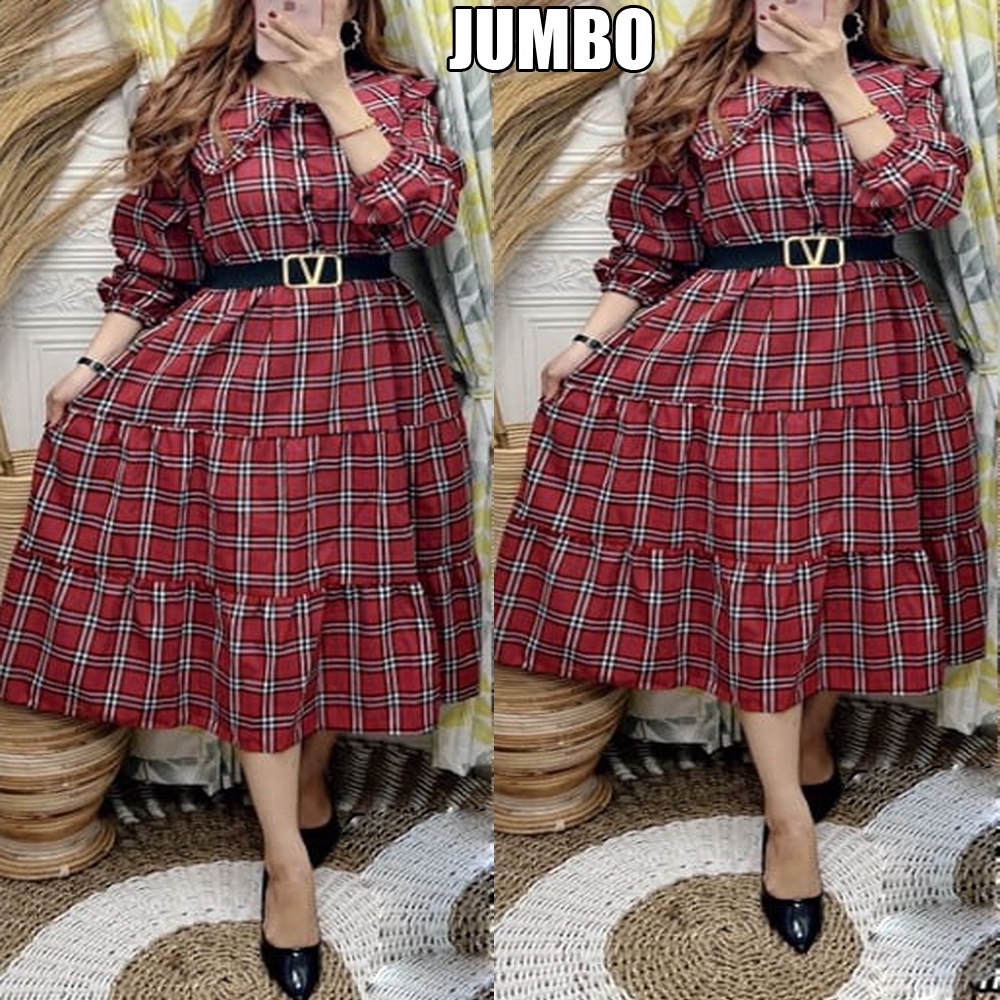 Dres jumbo ld 120 burberry wanita lengan panjang