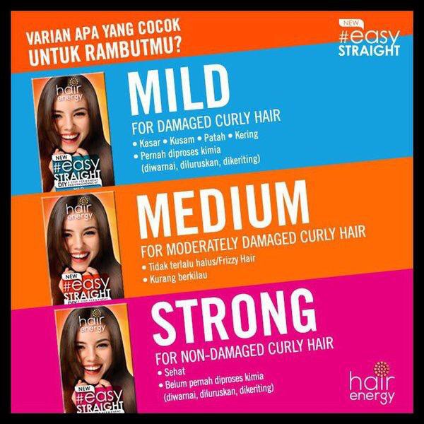 Makarizo Hair Energy Easy Straight / Pelurus Rambut 80 Ml - 120 Ml