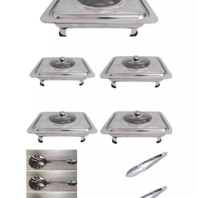 PROMO PAKET HEMAT TEMPAT PRASMANAN SET / FAST FOOD DISH LENGKAP