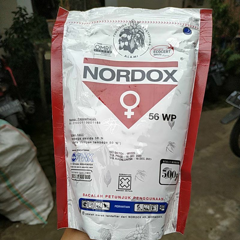 Nordox 500 Gram Fungisida Bakterisida Alami Berbahan Aktif Tembaga
