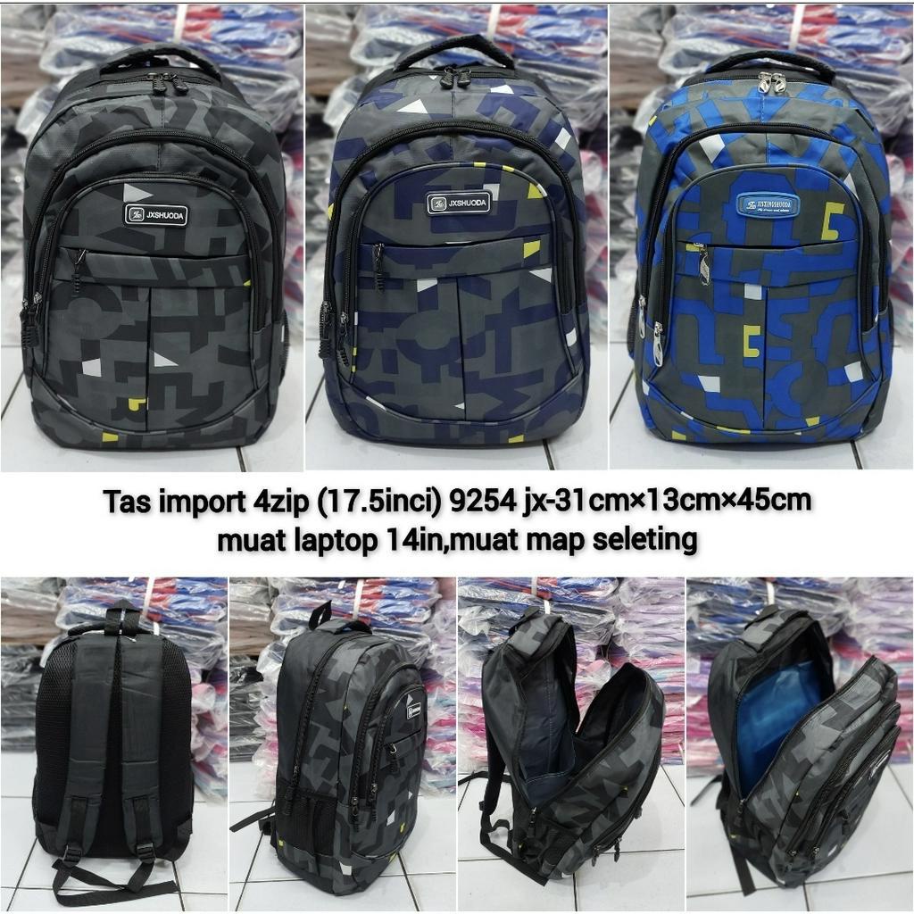 tas import ransel backpack casual anak laki sekolah kerja kuliah