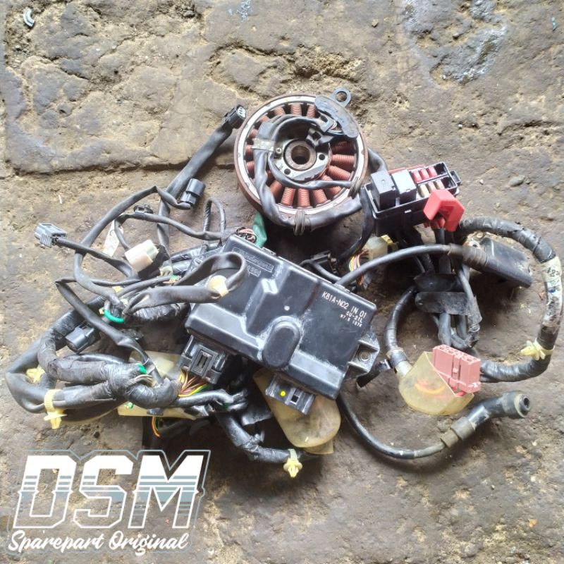 ACG Stater Beat Esp K81 Kabel Body Wireless Full Set Pengapian Kelistrikan ECU Beat Esp K81