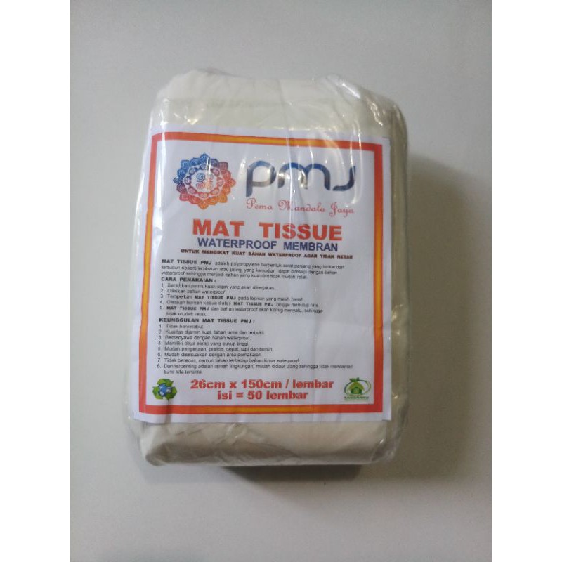 Mat Tissue waterproof membran / Serat fiber Halus