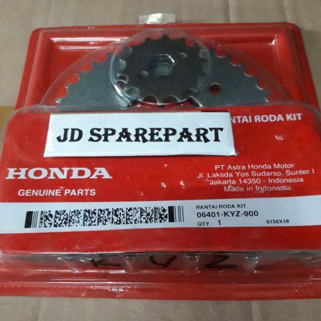 Gear Set Honda Supra X 125 Helm In Asli