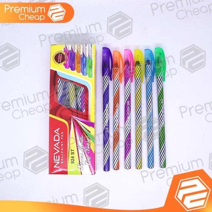 

Office & Stationery | Alat Tulis | Pen Pulpen Murah Ulir Nevada Lilin (144 Pcs) | Best Seller
