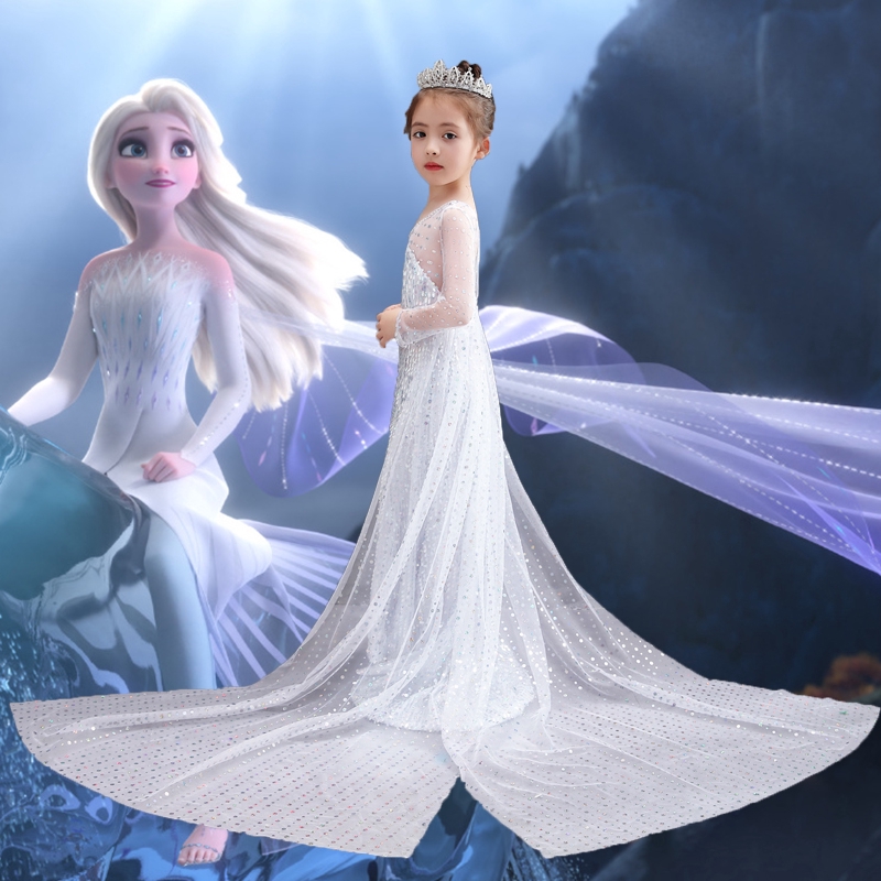 Baju Elsa Frozen 2 Putih - BAJUKU