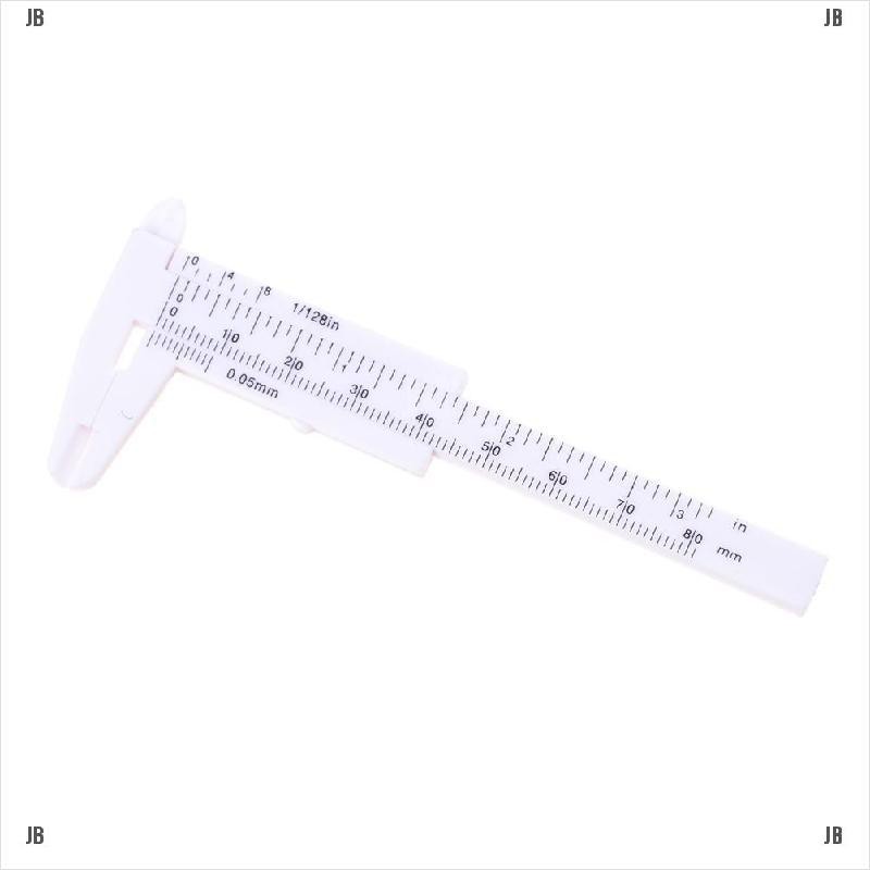 Alat Pengukur Caliper Vernier Caliper Mini Bahan Plastik Ukuran 80mm