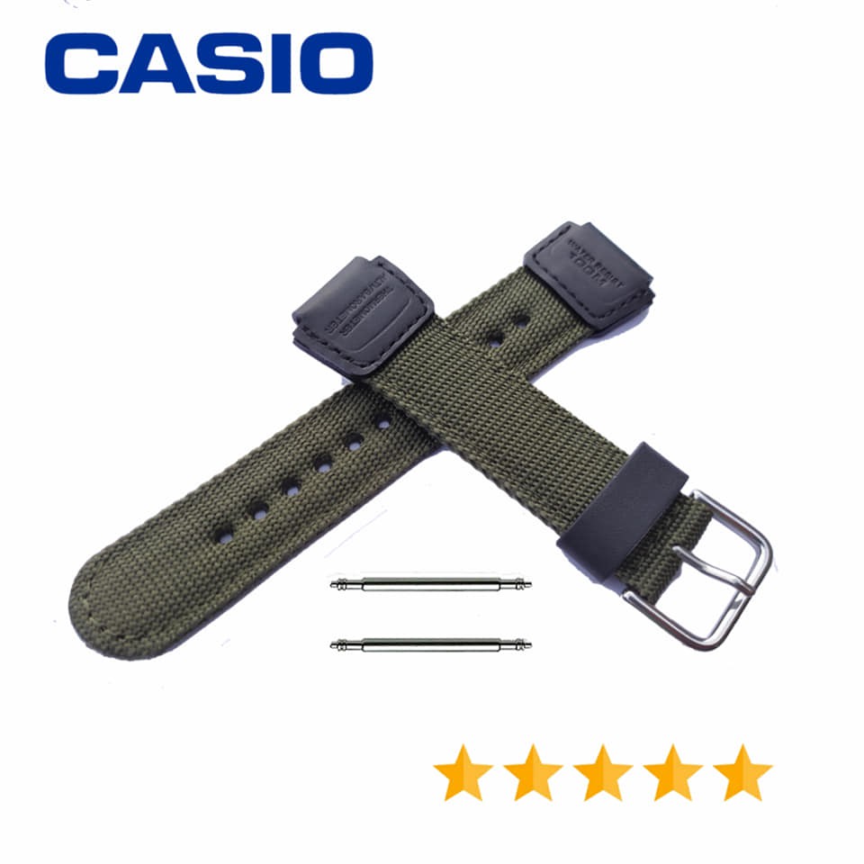 Strap nylon Tali jam Canvas Casio AE1200 AE1300 Original OEM.